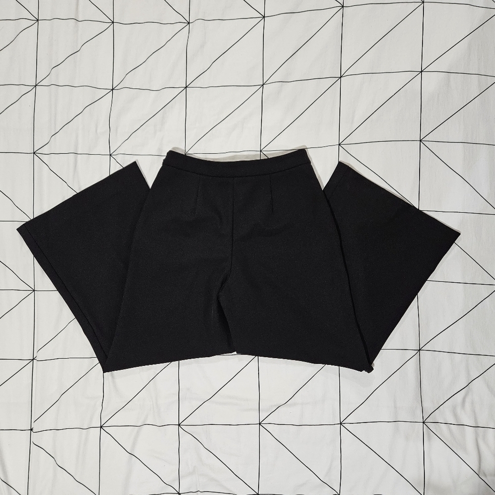 Aritzia Wilfred Wide Leg Side Zip Cropped Pant Black Size 2 - Picture 5 of 8